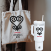 Kit Sankofa Exclusivo – Ecobag + Copo Térmico | Identidade Preta, Presente Sustentável e Cultural