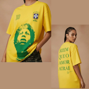 Camiseta Djavan Temática Copa Do Mundo Unissex T-Shirt
