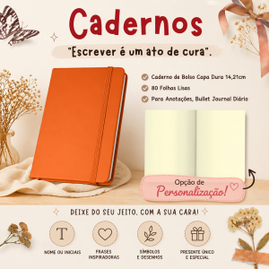 Caderno SKETCHBOOK Tipo Moleskine 14x21cm| sem pauta | com ou sem personalização A5 - Escrita com Propósito
